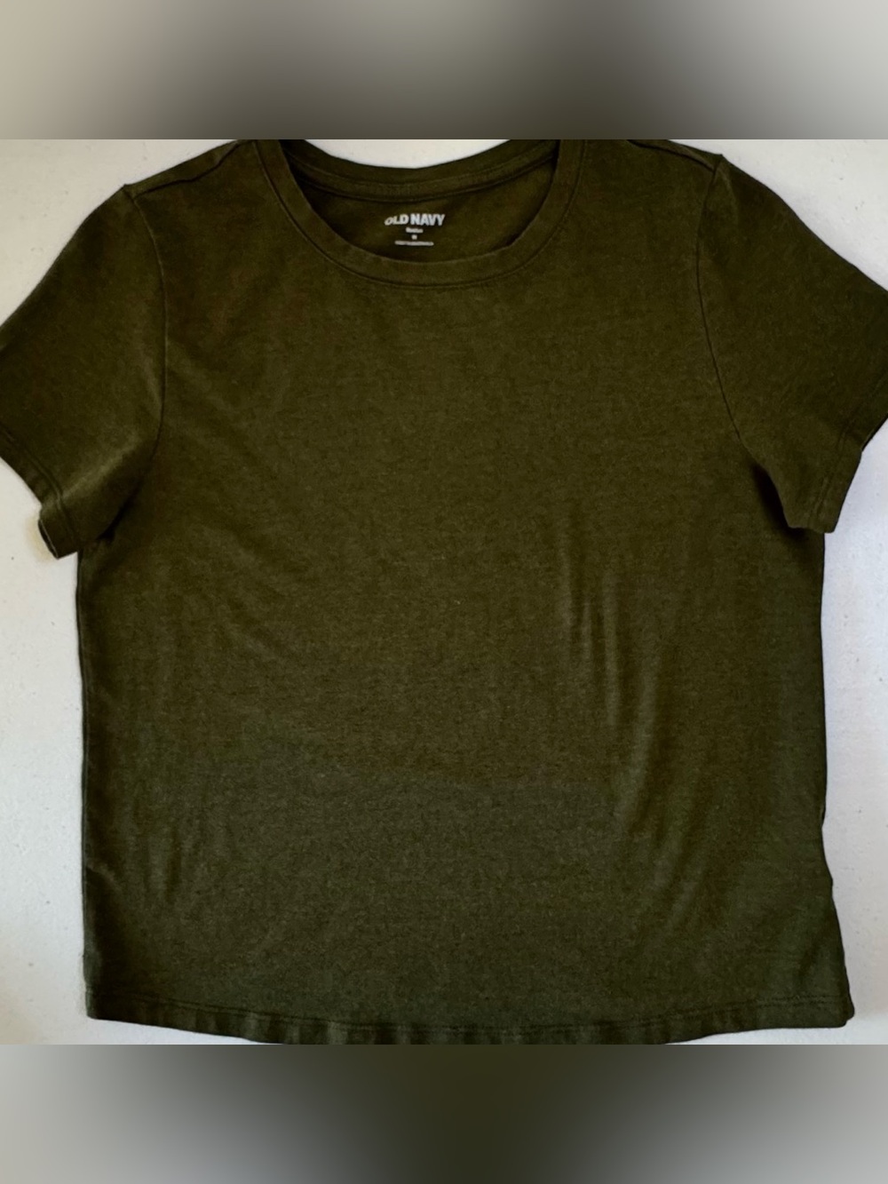 Old Navy Bestee Tee Bundle 3 Pack Red Olive Green Navy Stripe Tops Size Medium - Picture 5 of 10